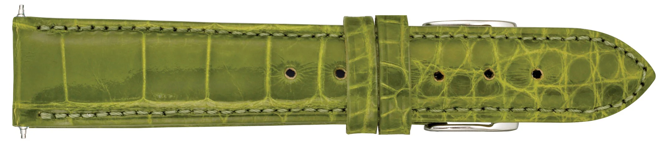 Genuine Alligator Watch Strap with EZ Release Pins 814 - Image 13