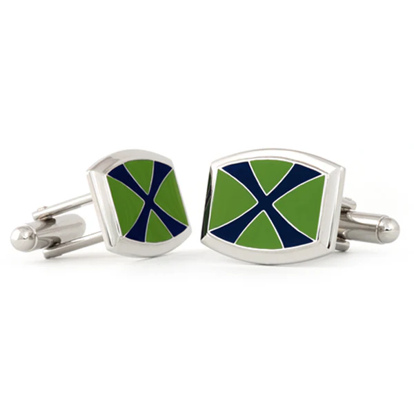 Hand Enameled Cuff Links