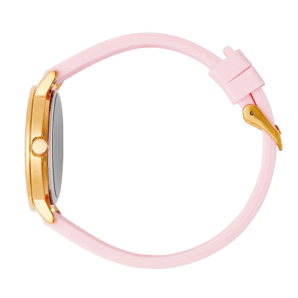 Brilliance Line Pink Crystal Heart Watch - Image 4