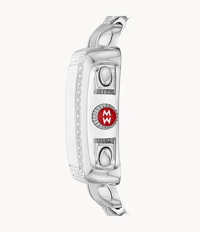 MICHELE Watches Deco Stainless Diamond Watch (33mm) - Image 2