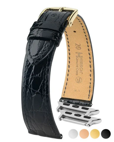 Ladies HIRSCH GENUINE CROCO Shiny Watch Strap 1890 08 - Image 6
