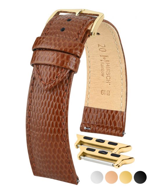 Ladies HIRSCH RAINBOW Lizard Embossed Calfskin Watch Strap 1230 26 - Image 21