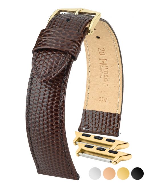 Ladies HIRSCH RAINBOW Lizard Embossed Calfskin Watch Strap 1230 26 - Image 22