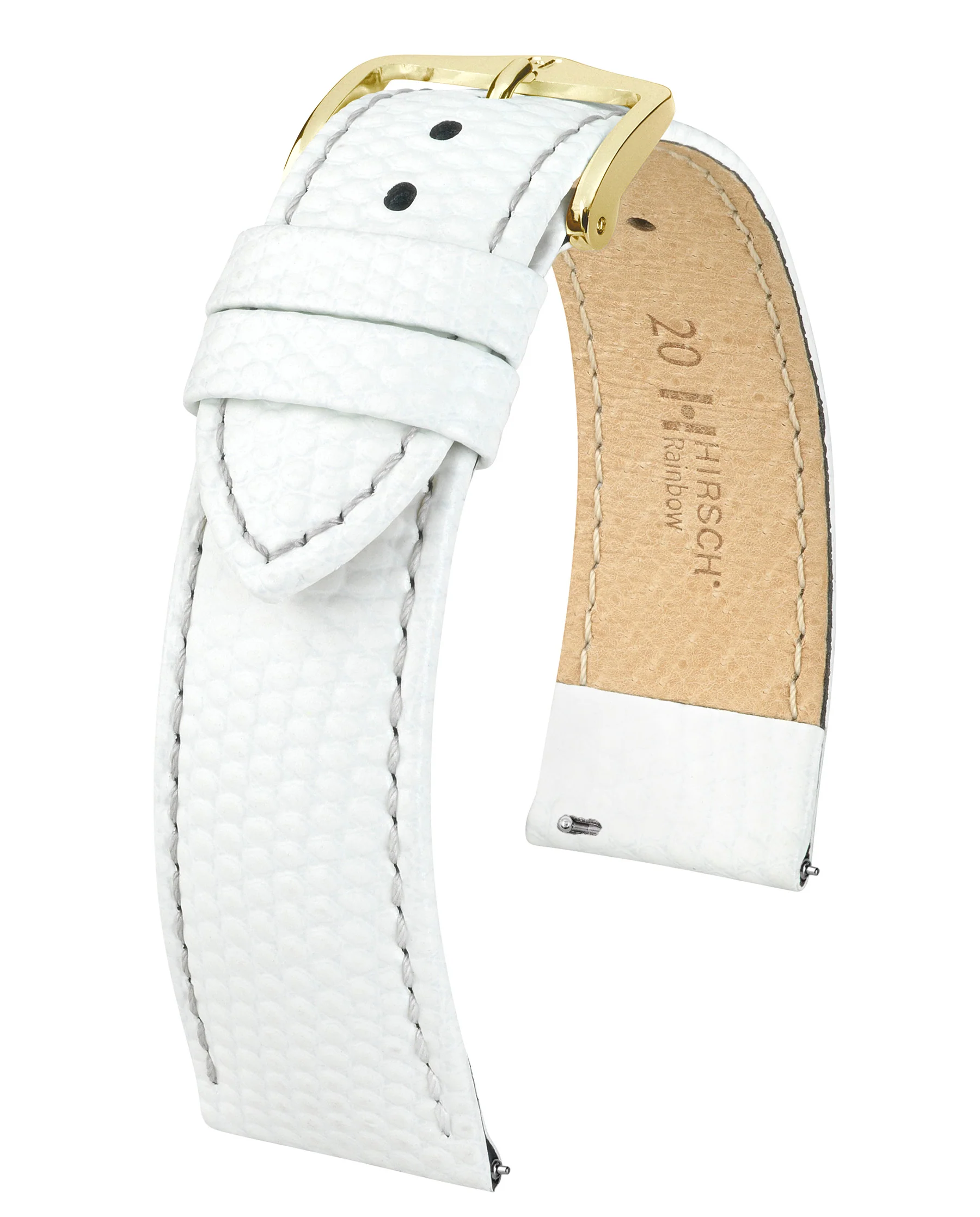 Ladies HIRSCH RAINBOW Lizard Embossed Calfskin Watch Strap 1230 26 - Image 6