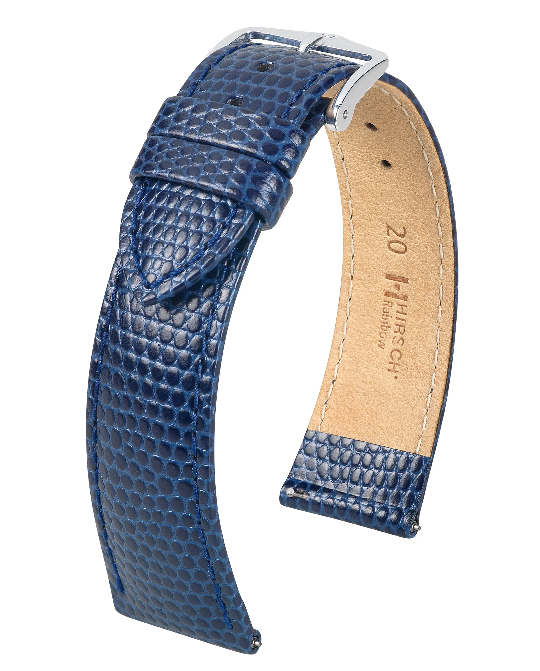 Ladies HIRSCH RAINBOW Lizard Embossed Calfskin Watch Strap 1230 26 - Image 8