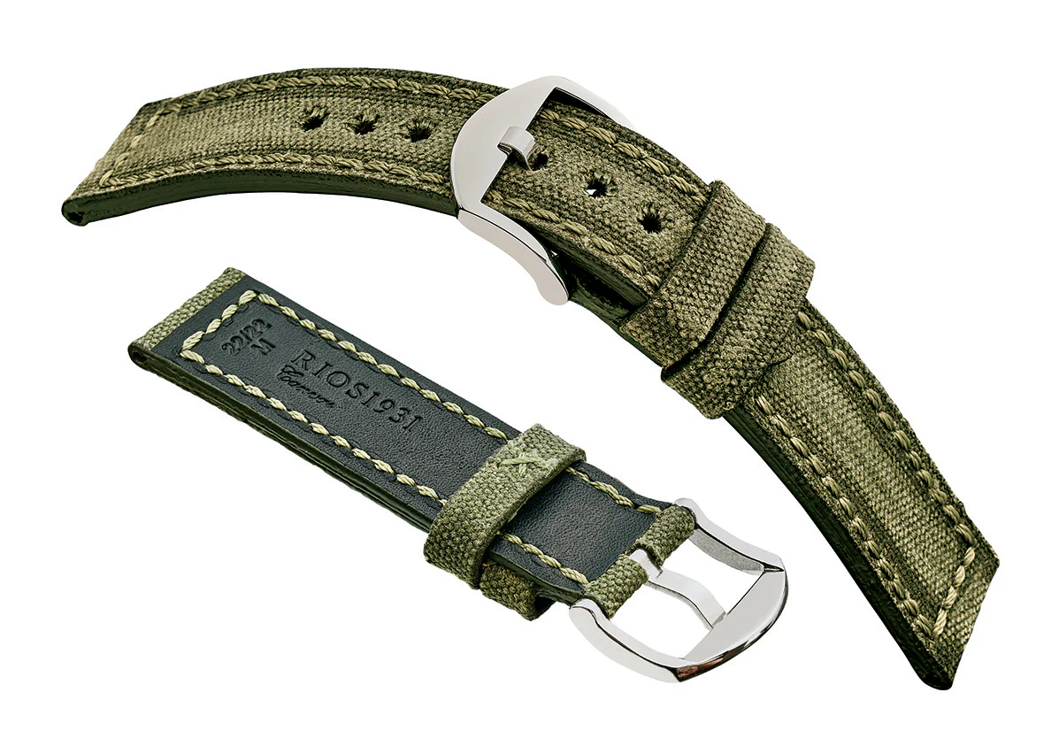 MARYLAND Vintage Canvas Watchband R186 - Image 5