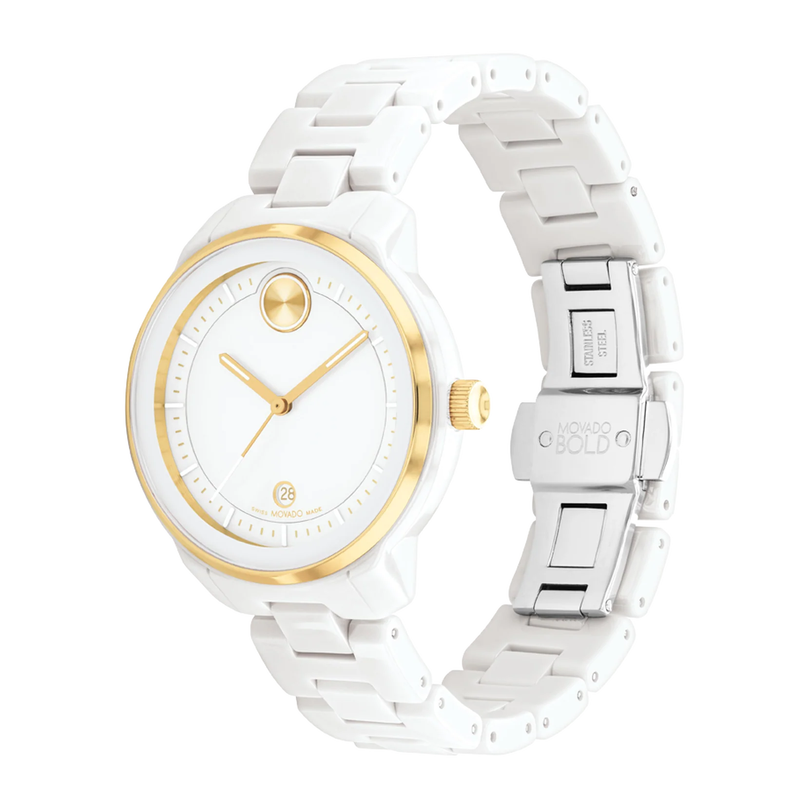 Movado BOLD Ceramic Watch (39mm) - Image 2