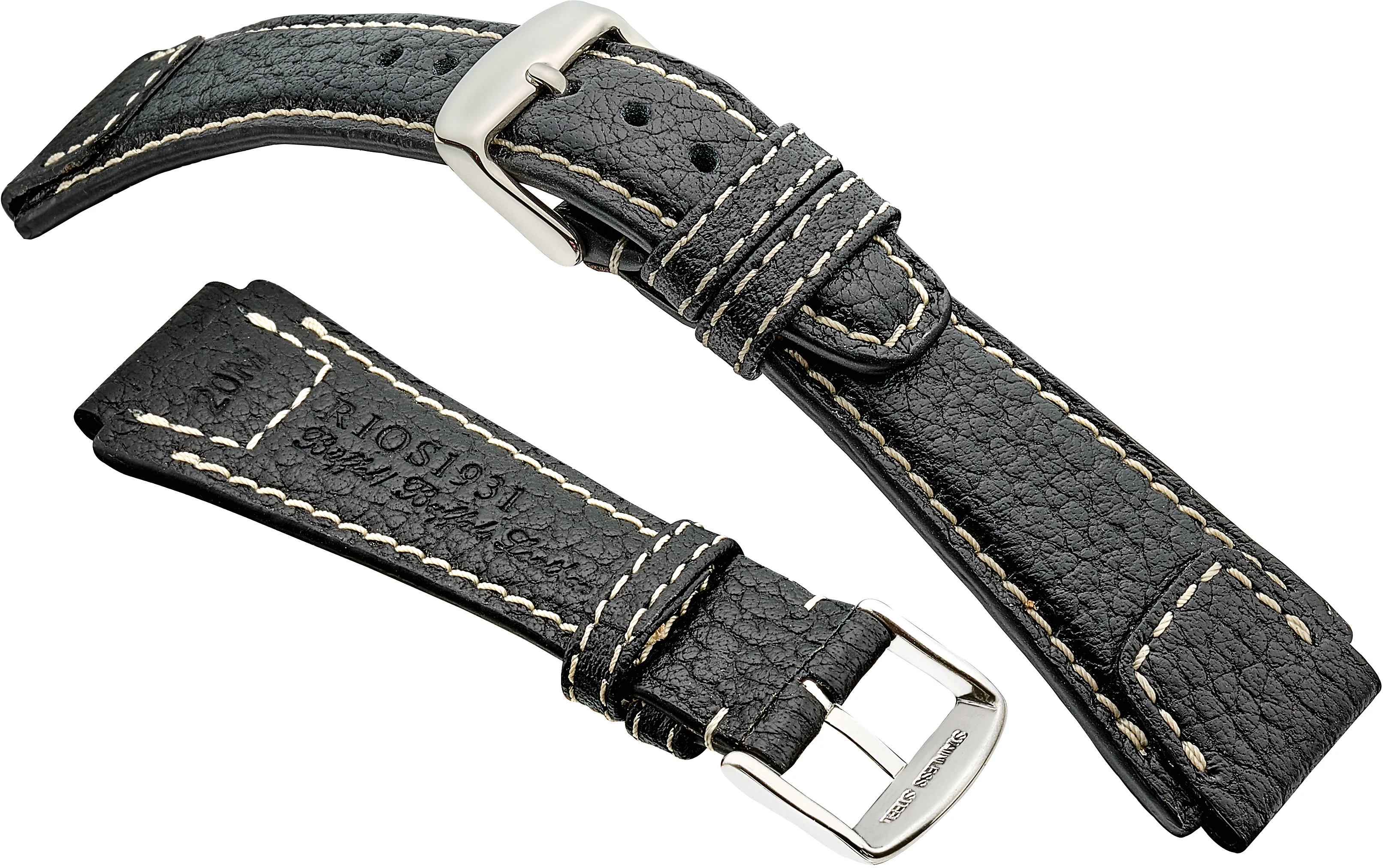 NATURE Genuine Buffalo Leather Watchband R61 - Image 5