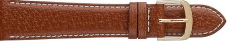 Fleurus Pigskin Watch Strap with Ecru Stitch 163