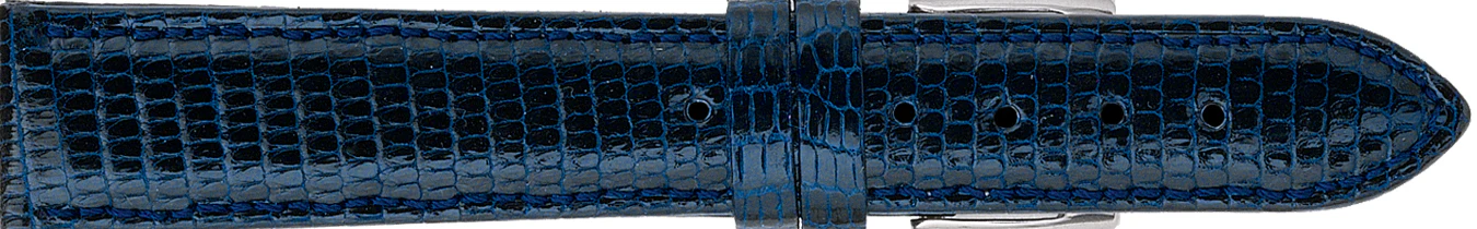 Genuine Lizard Watch Strap Padded and Stitched 177 - Image 5
