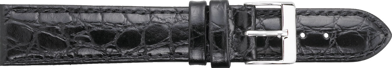 Crocodile Embossed Leather Watch Strap 371 - Image 6