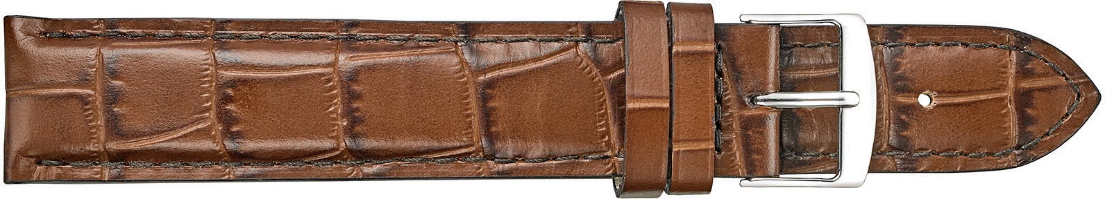 Fleurus Extra Long Alligator Embossed Leather Watchband 384XL - Image 3