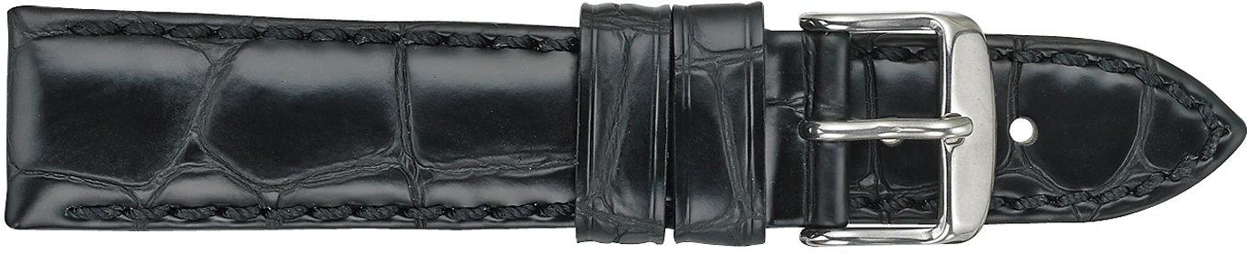 Louisiana Alligator Embossed Leather Watch Strap 424 - Image 4