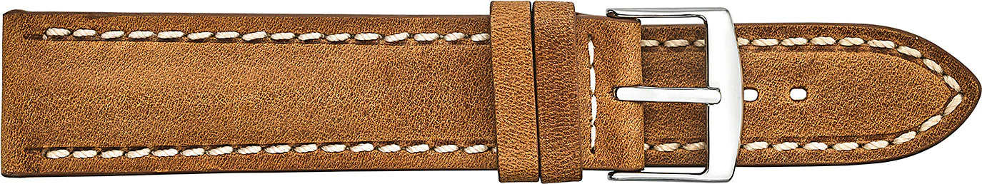 Fleurus Vintage Leather Watch Strap with soft Semi-Padding 506 - Image 5