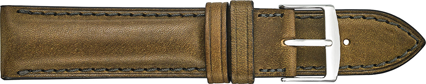 Fleurus Leather Watchband with 5mm Semi-Pad and Stitch  580 - Image 3