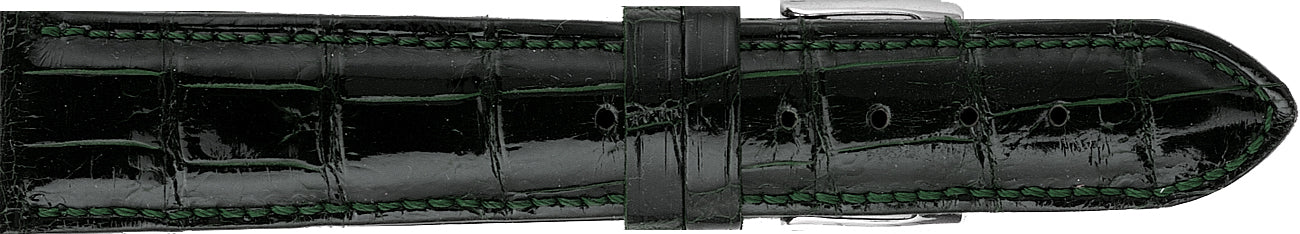 Genuine Polished Louisiana Alligator Watch Strap 714 - Image 2