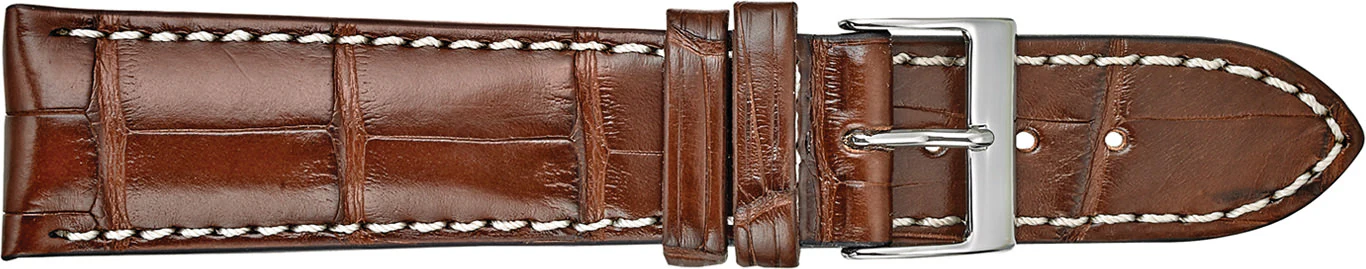 Genuine Louisiana Alligator Watch Strap 874 - Image 2