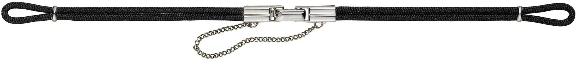 Black Cord Watch Strap with Center Clasp C091 - Image 2