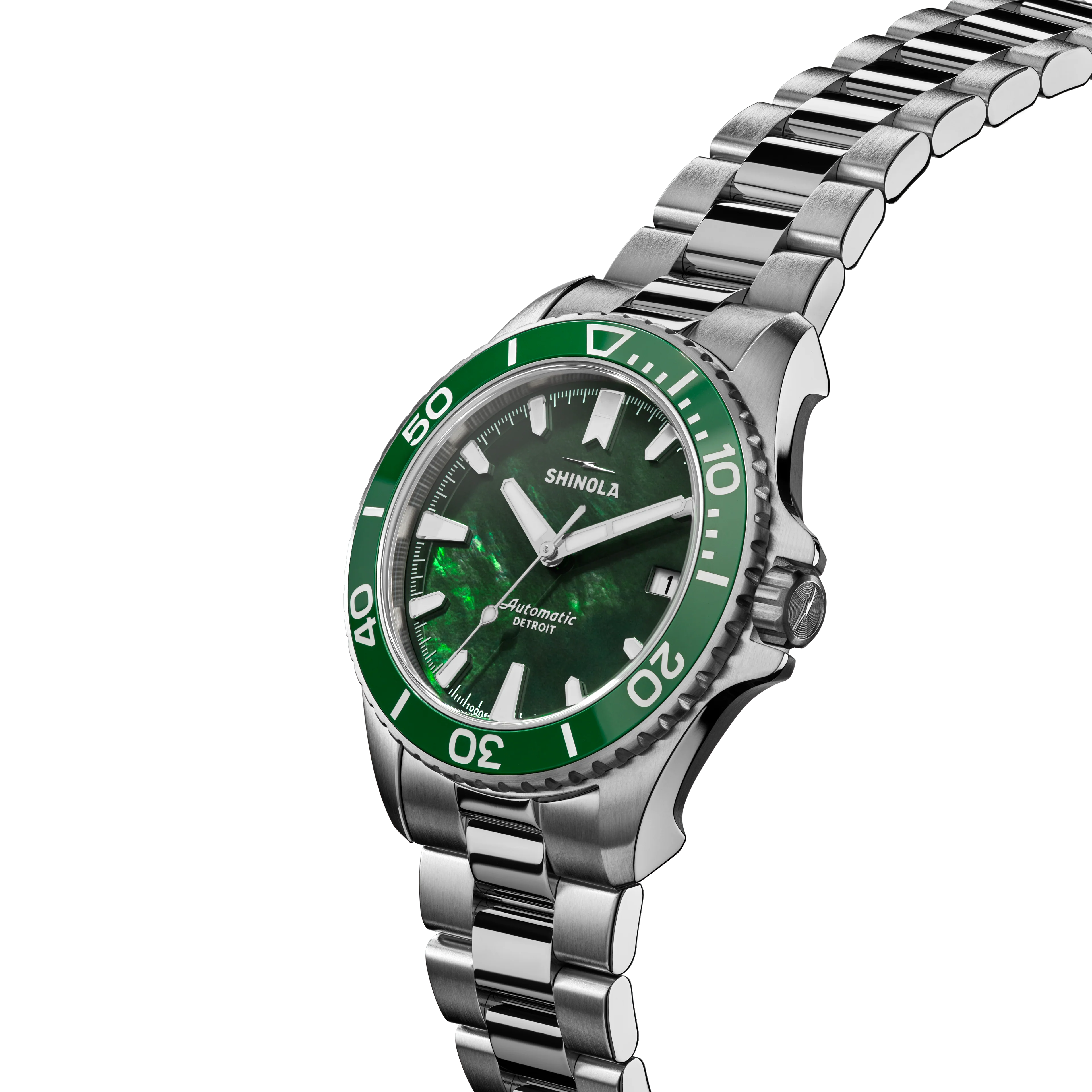 Gift Set: Shinola Monster Ontario 39mm, MOP Silver Bracelet. - Image 3